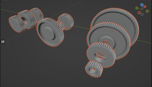 Animation showing cylindrical convex collider creation