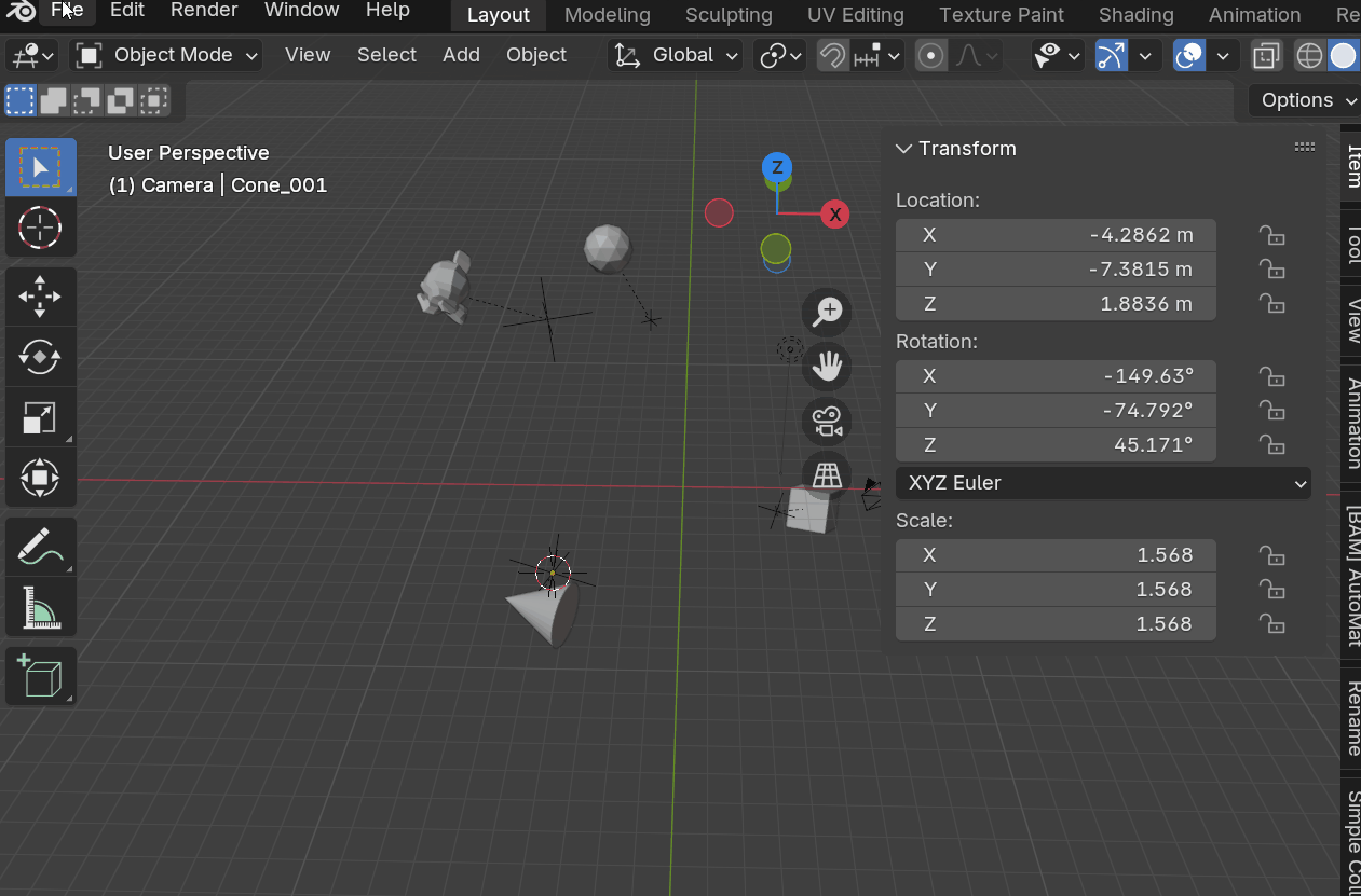 Animation showing further customization of an export preset